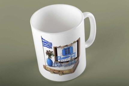 Κούπα με παράσταση Greece