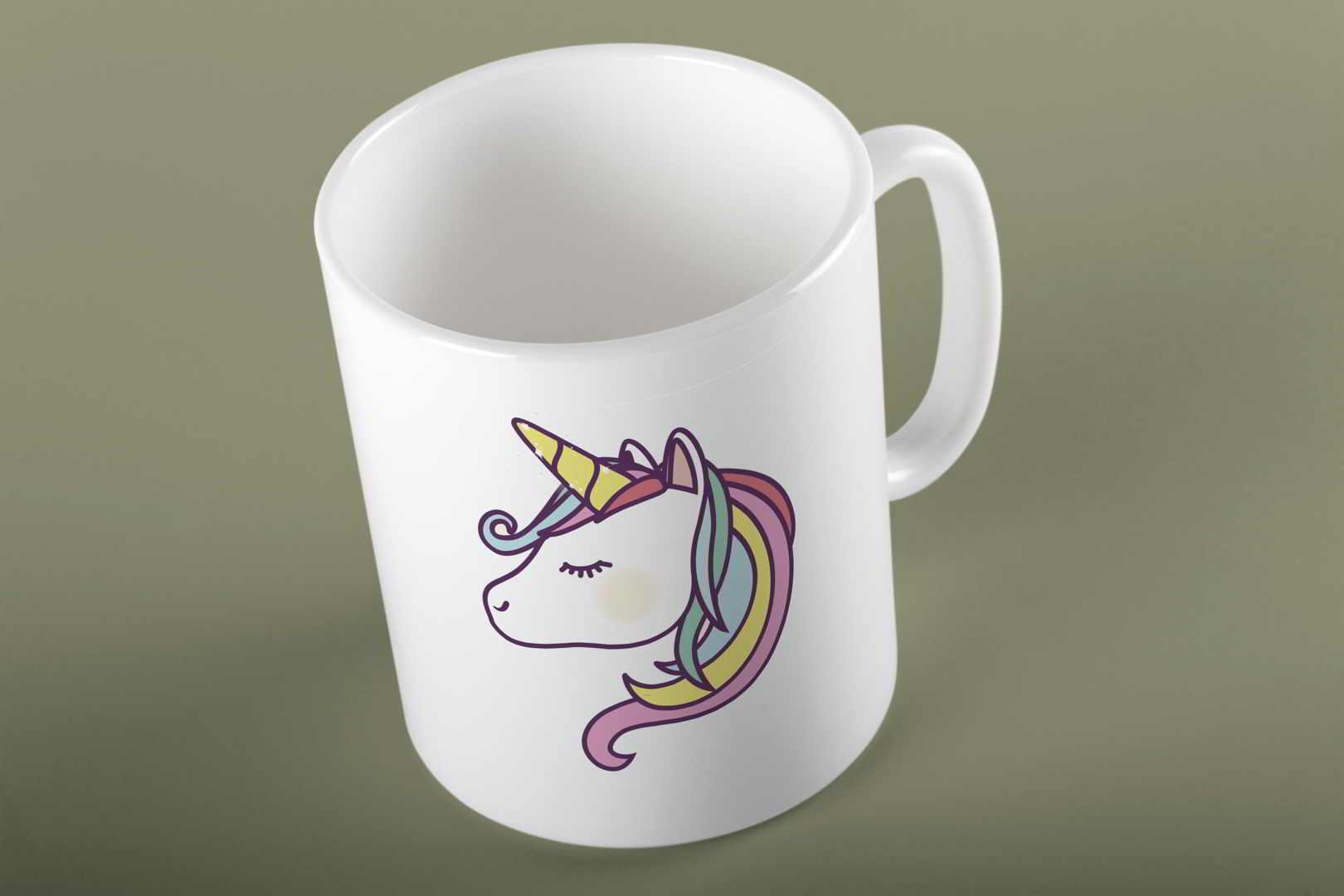 Κούπα με παράσταση Μονόκερος