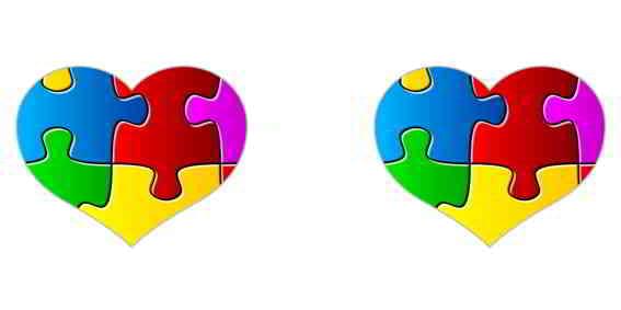 Κούπα με παράσταση Puzzle Αγάπης