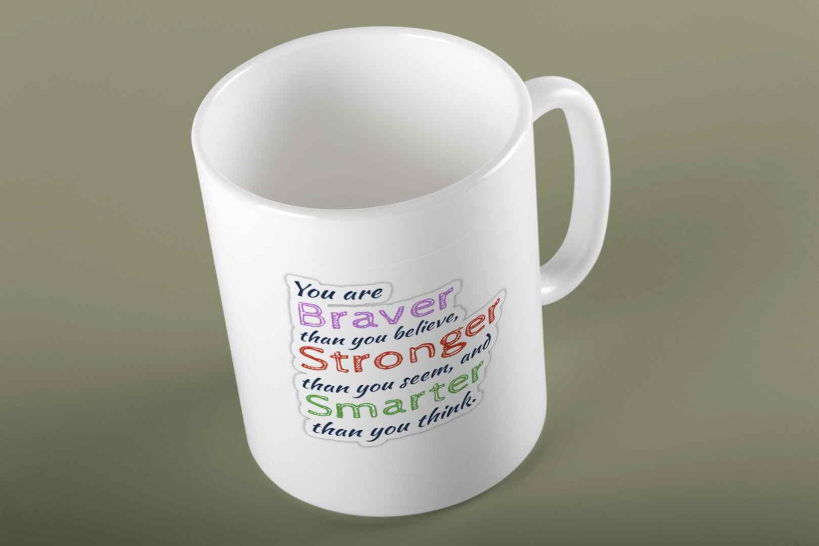Κούπα με παράσταση You are Braver