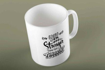 Κούπα με παράσταση You are Stronger