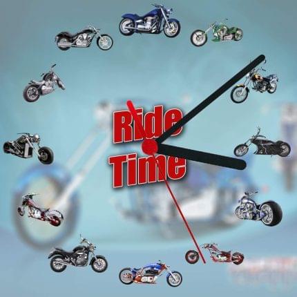 Τετράγωνο ρολόι τοίχου Chopper