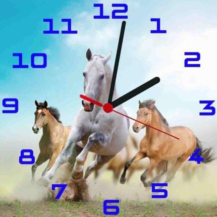 Τετράγωνο ρολόι τοίχου Ελευθερία