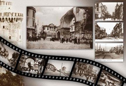 Πίνακας σε καμβά Παλιά Θεσσαλονίκη