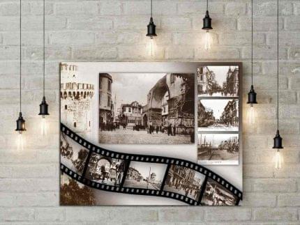 Πίνακας σε καμβά Παλιά Θεσσαλονίκη