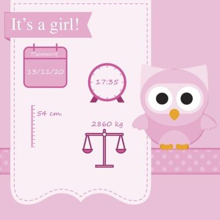 Ενθύμιο Καμβάς Γέννησης