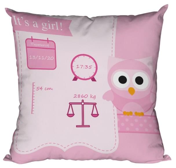 maksilari_diakosmitiko_m_ektyposi_enthimio_gennisis_girl Ενθύμιο Μαξιλάρι Γέννησης