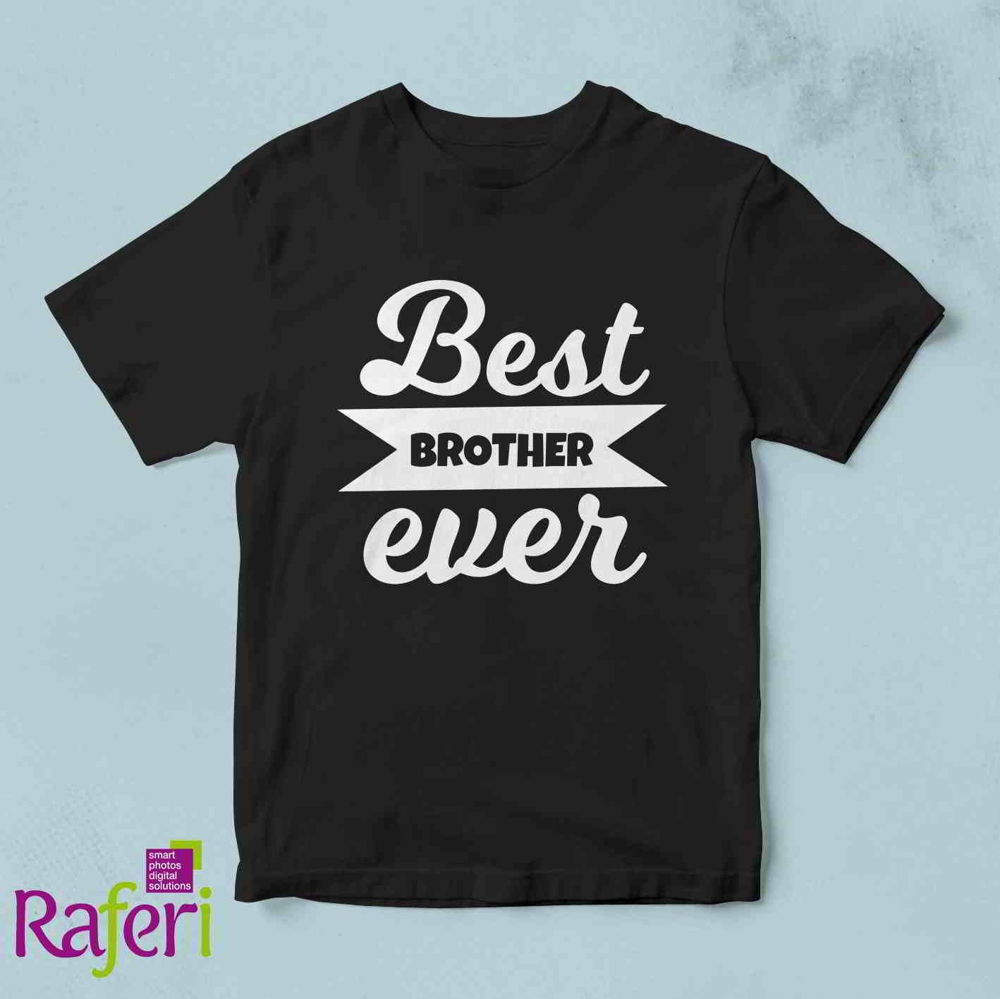 T_shirt_black_best_brother T-shirt brother ever