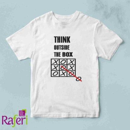 T-shirt Think Outside Box
