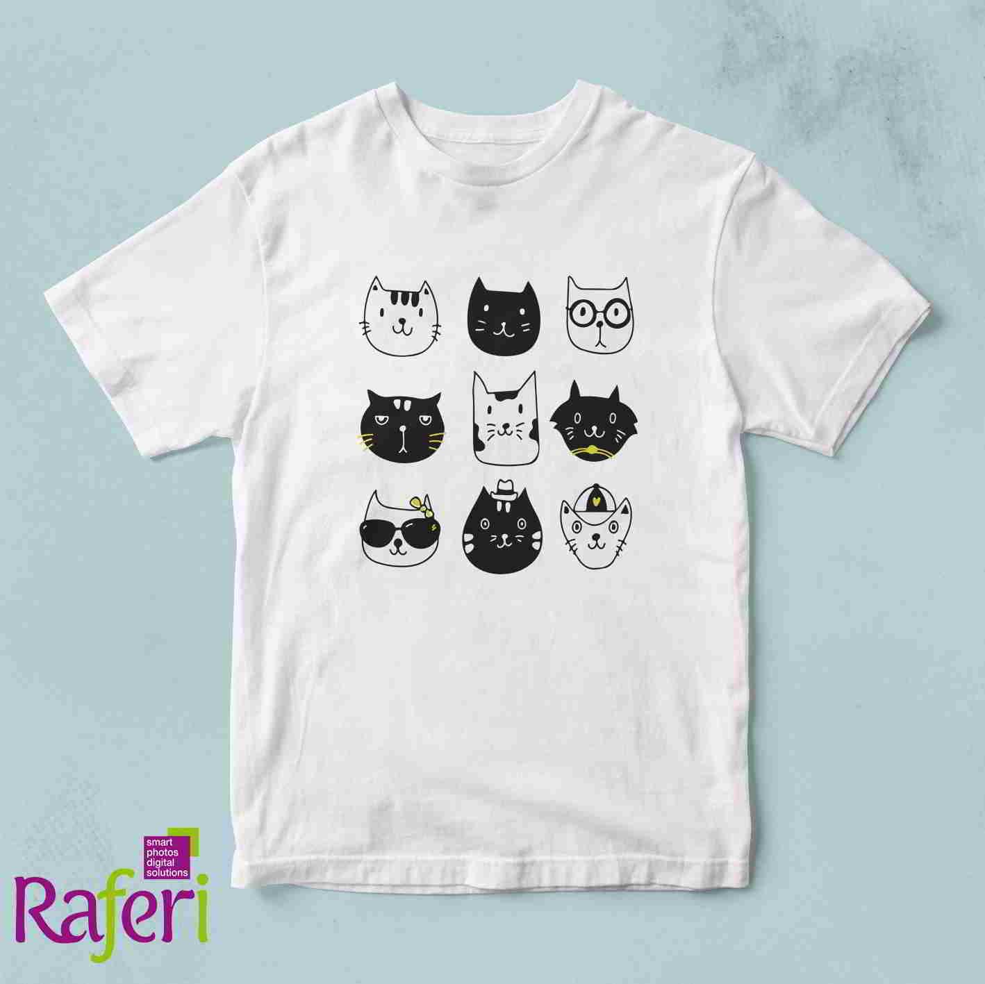 T_shirt_leyko_cats T-shirt Γάτες