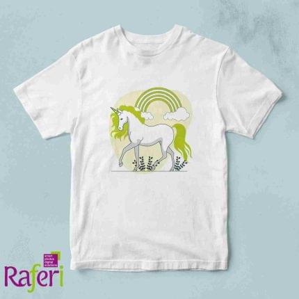 T-shirt Color Μονόκερος