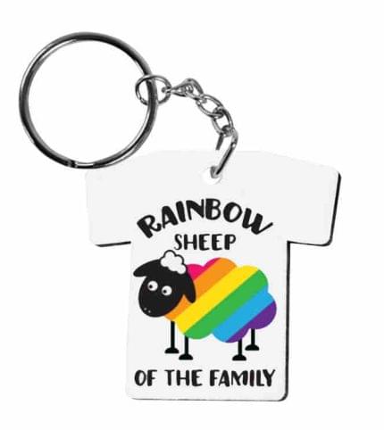 Ξύλινο Μπρελόκ T-shirt με εκτύπωση