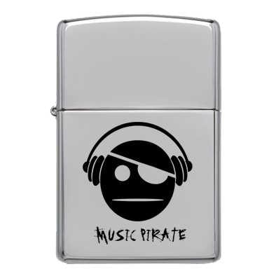 Μεταλλικός αναπτήρας τύπου@Zippo Πειρατής