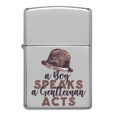 Μεταλλικός αναπτήρας τύπου@Zippo Boy