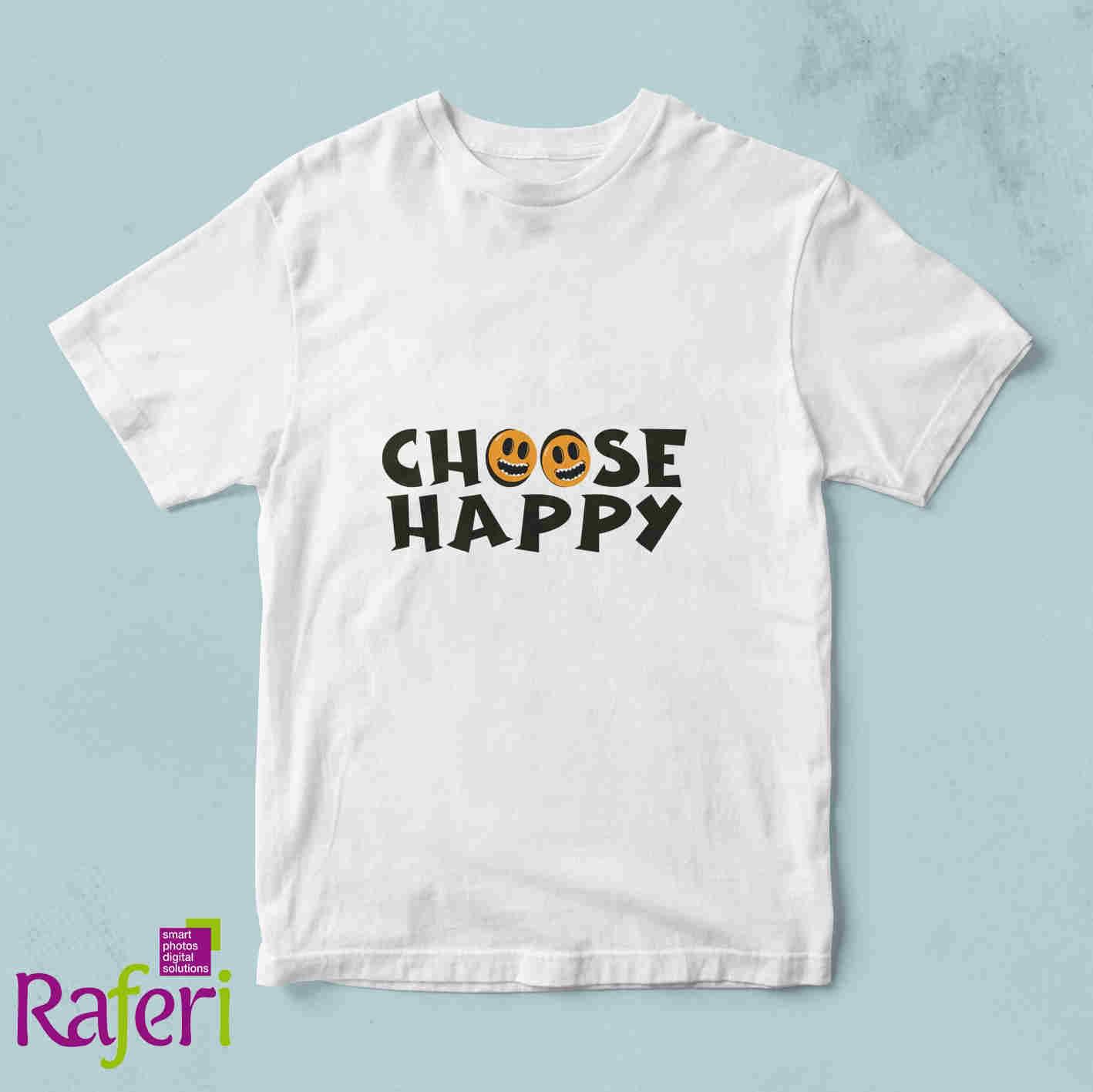 T_shirt_choose_happy_leuko T-shirt Choose Happy
