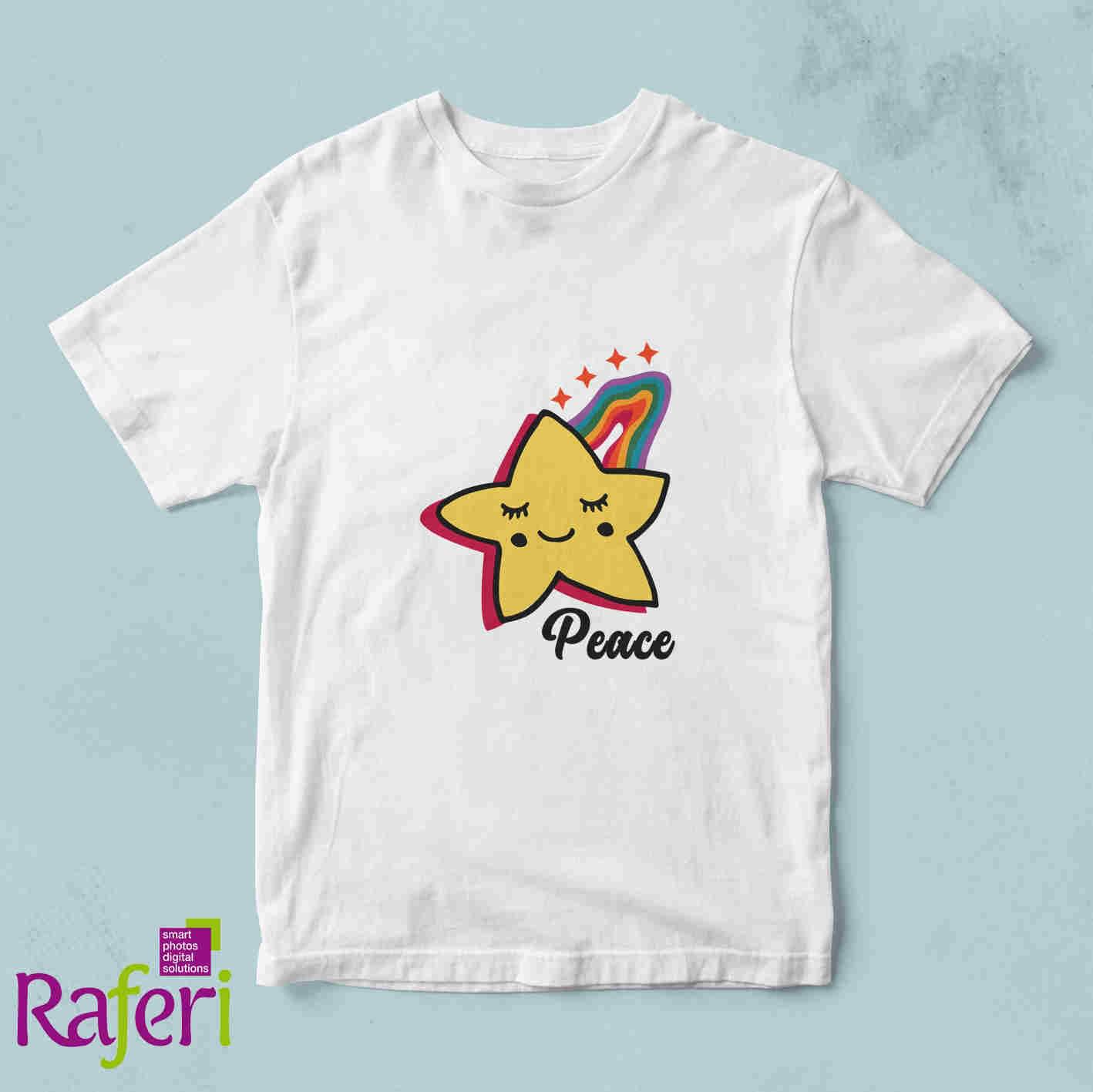 T-shirt Peace Star