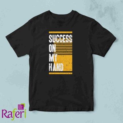 T-shirt Success on my hand